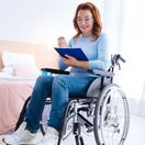 žena, invalidný vozík, invalidný dôchodok
