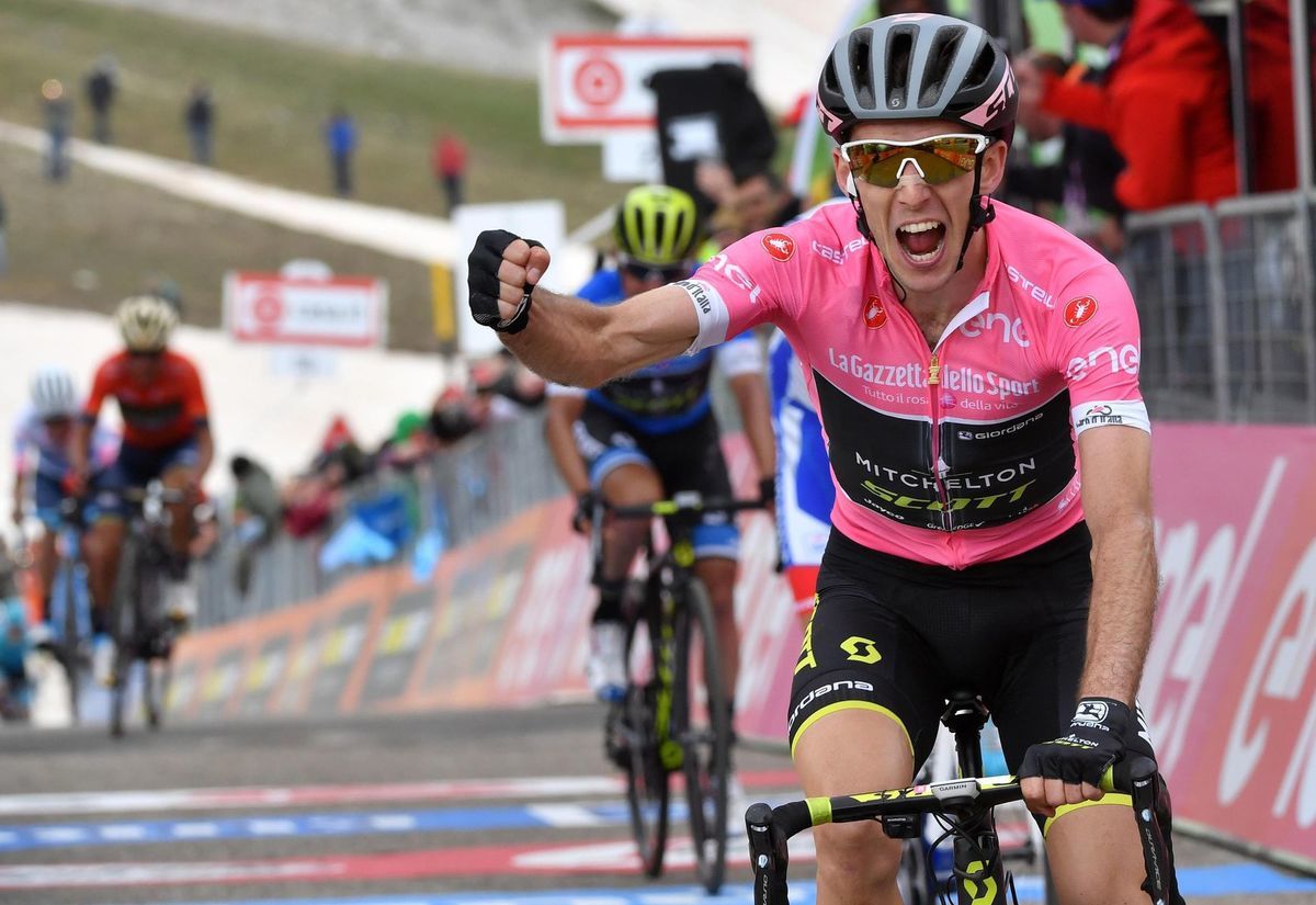 Simon Yates na Giro d'Italia 2018.