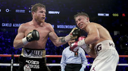 APTOPIX Canelo Golovkin Boxing