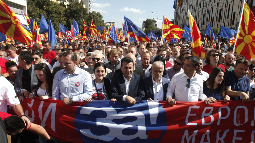 macedónsko referendum pochod zoran zaev