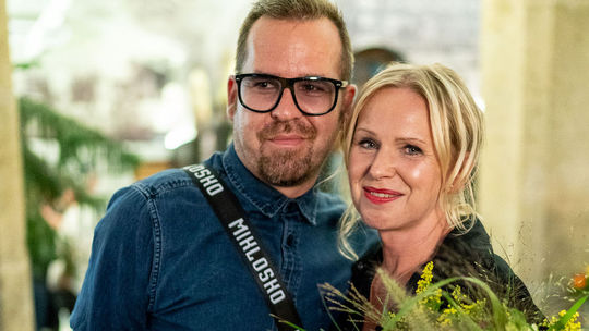 Dizajnér Fero Mikloško nemohol na krste knihy...