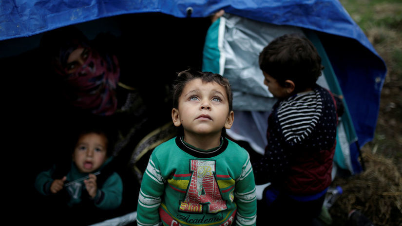 migrant dieťa deti tábor