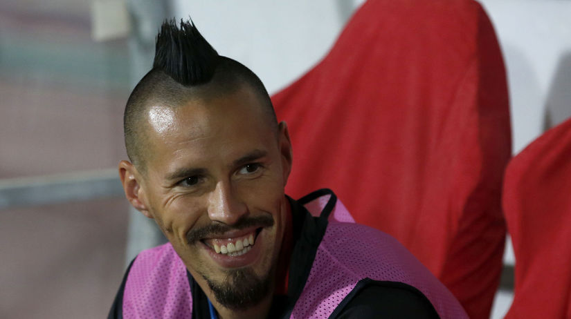 Marek Hamšík sedel v Belehrade iba na striedačke.