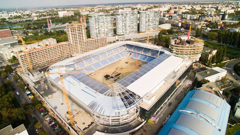 Štadión na Tehelnom poli v septembri 2018.