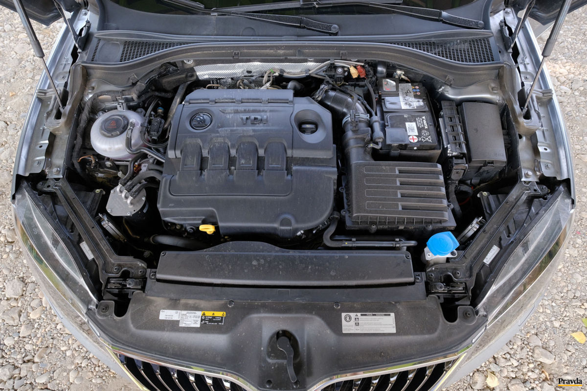Naftový dvojlitrový motor s výkonom 190 koní je...