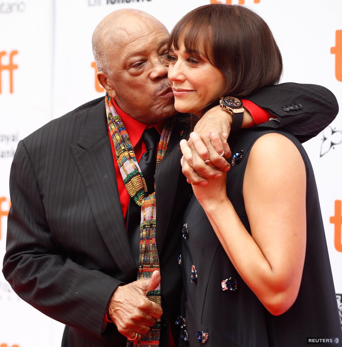 Hudobný producent Quincy Jones a jeho dcéra -...