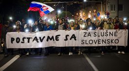 SR Bratislava pochod Za slušné Slovensko BAX