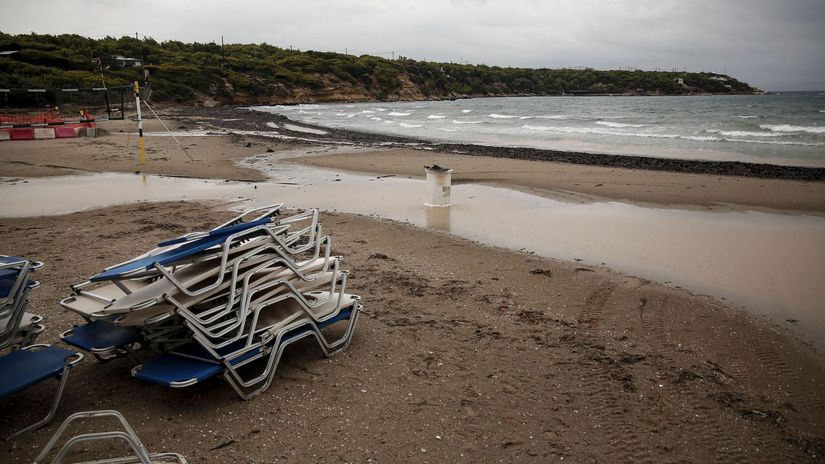 Silná stredomorská búrka Zorba priniesla v...