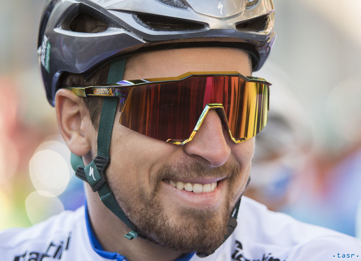Peter Sagan sa usmieva pred štartom mužskej...