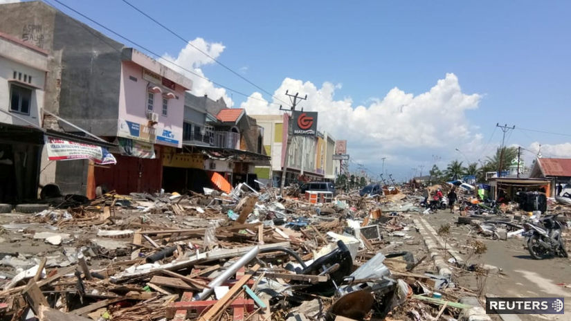 Indonézia zemetrasenie trosky