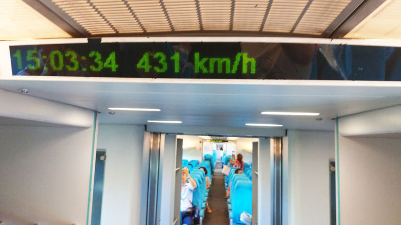Mamximálna rýchlosť Maglev-u.