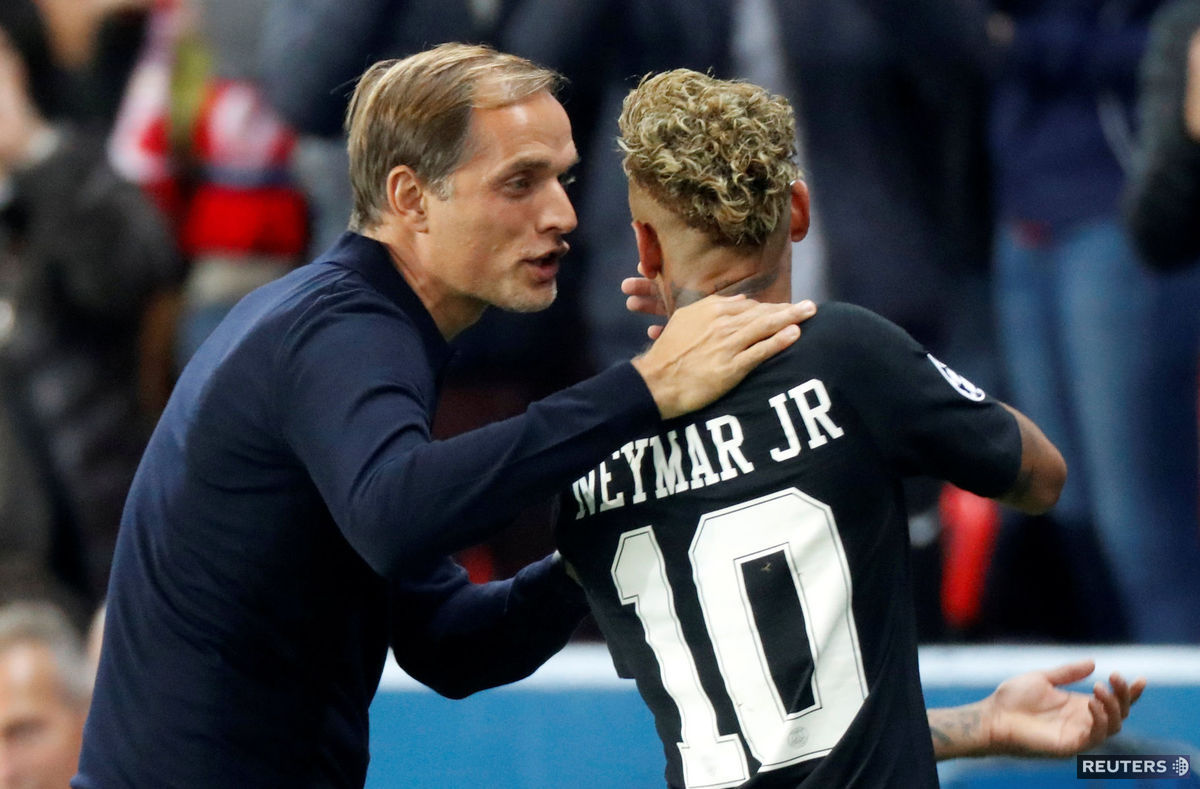 Tréner Paríža St. Germain Thomas Tuchel s...