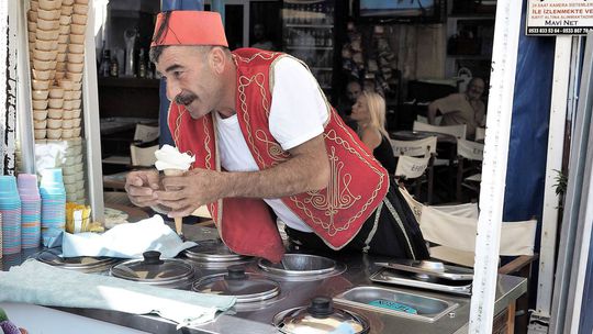 Turecký zmrzlinár.