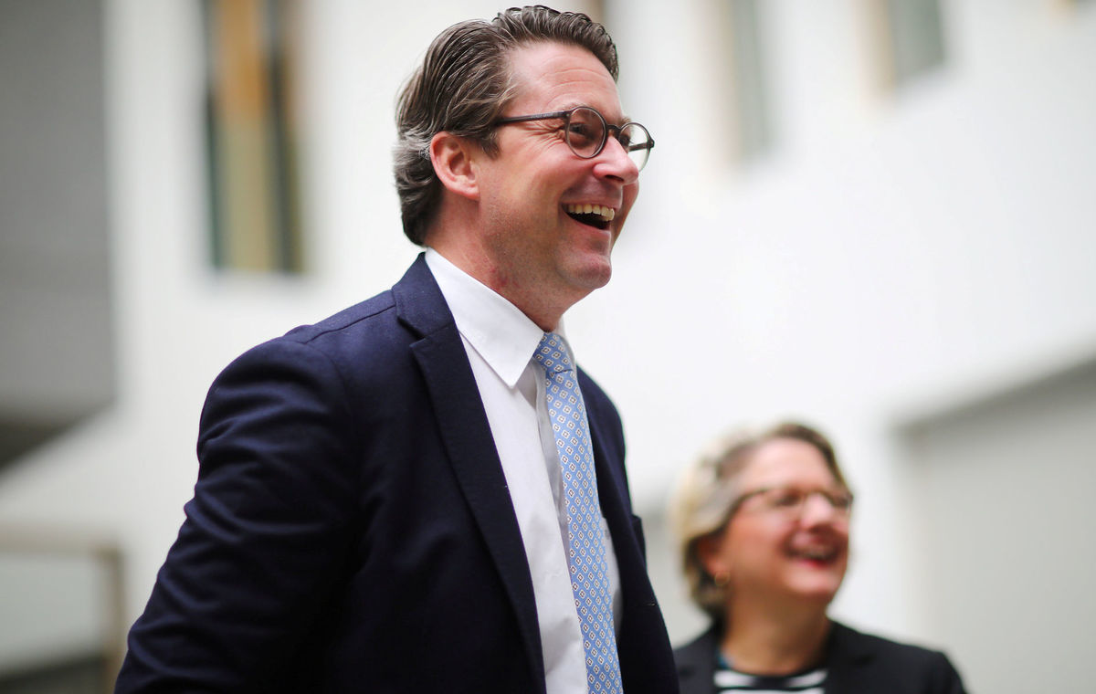 Nemecký minister dopravy Andreas Scheuer...