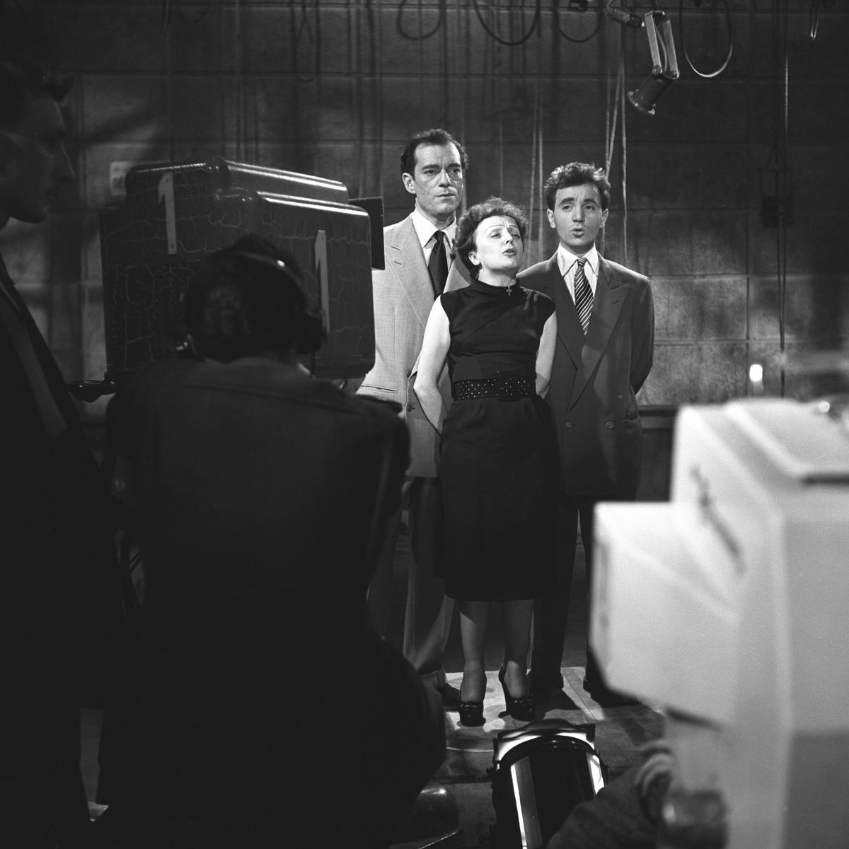 Eddie Constantine, Edith Piaf a Charles...