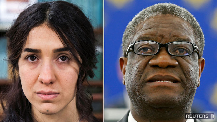 nobel, mier, Denis Mukwege, Nadia Muradová