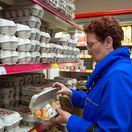 vajcia, supermarket, nákup