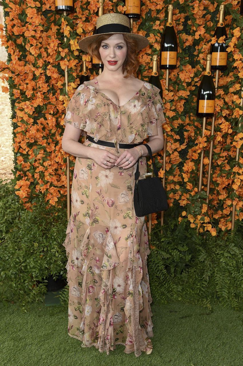 Christina Hendricks na podujatí Veuve Clicquot...