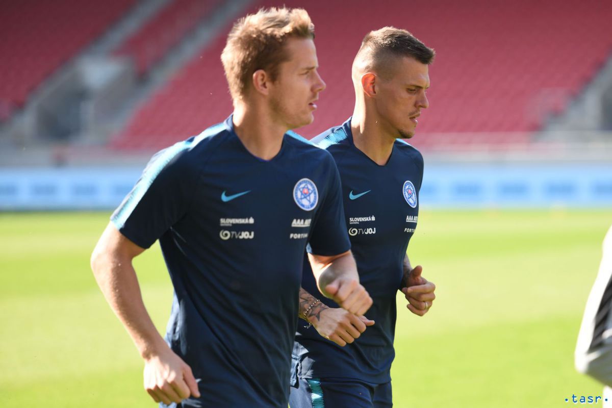 Tomáš Hubočan a Martin Škrtel.