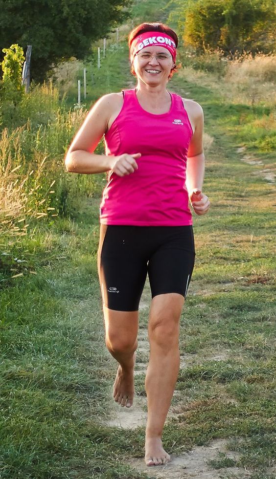 K bosej chôdzi pridala Zuzana aj beh.