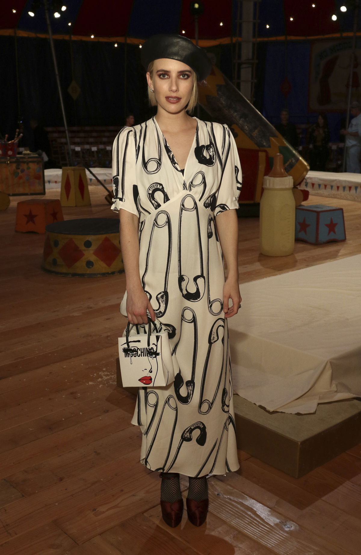 Herečka Emma Roberts na zábere z prehliadky...