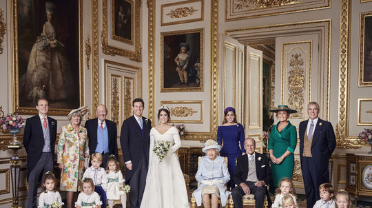 Mladomanželia, princezná Eugenie a Jack...