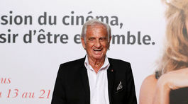 Herec Jean Paul Belmondo na otvorení filmového festivalu Lumiere 2018 Grand Lyon.
