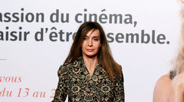 Herečka Anne Parillaud na otvorení Lumiere 2018 Grand Lyon Film Festival.