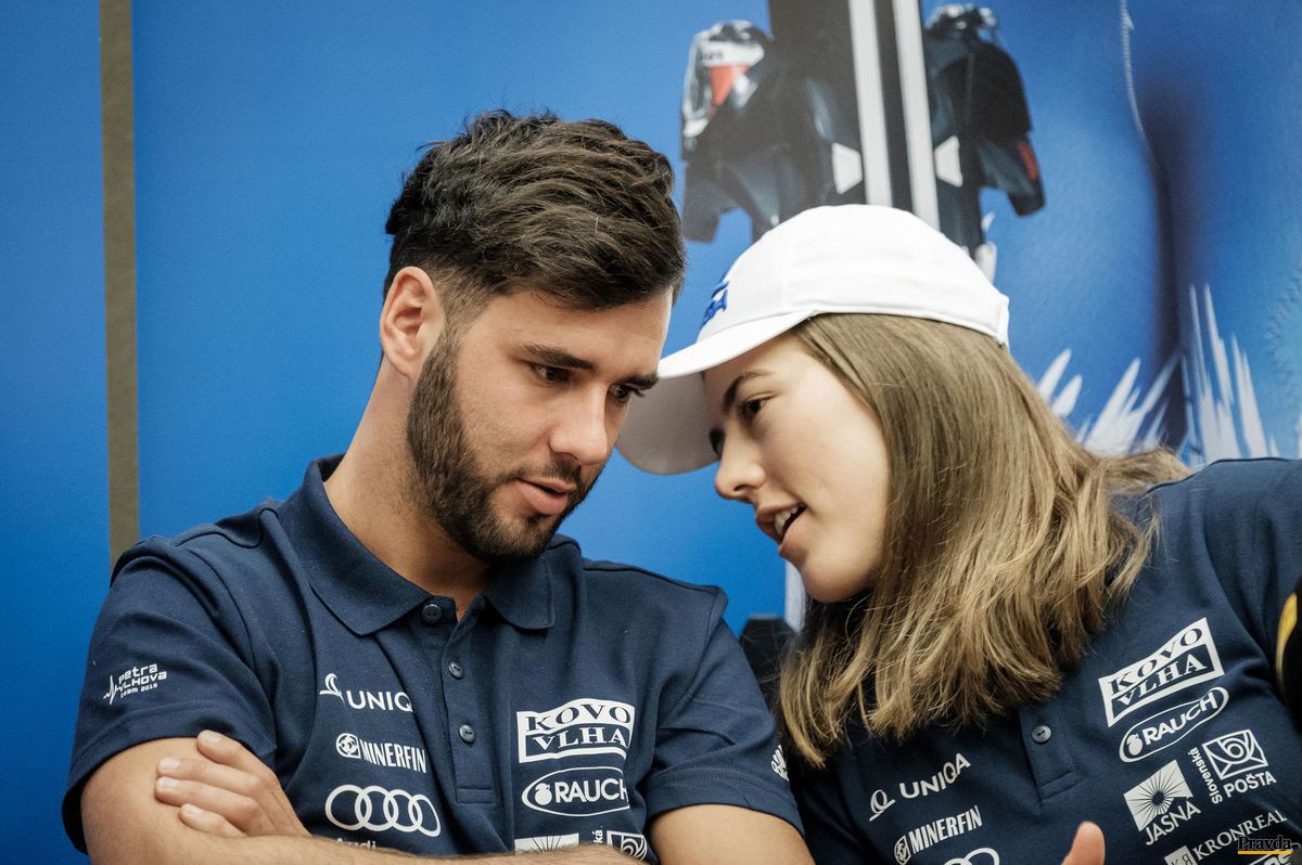 Boris Vlha a Petra Vlhová.