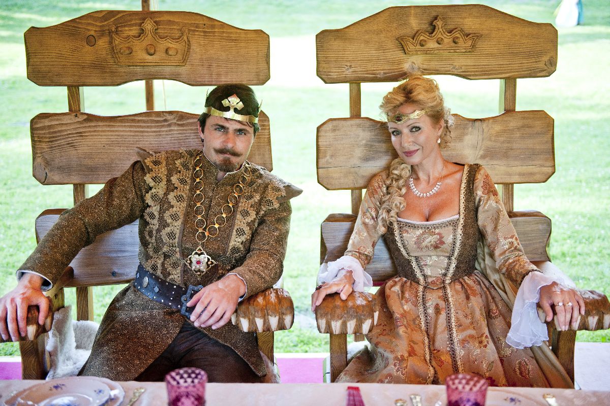 Miroslav Šimůnek a Kateřina Brožová v rozprávke...