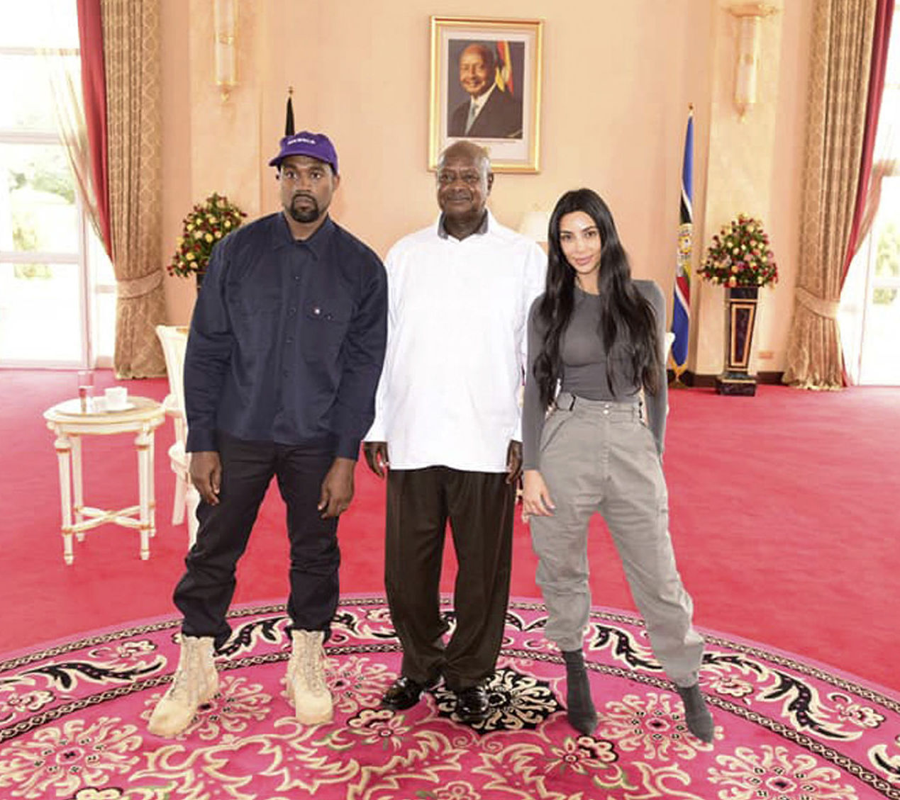Raper Kanye West a jeho polovička Kim...
