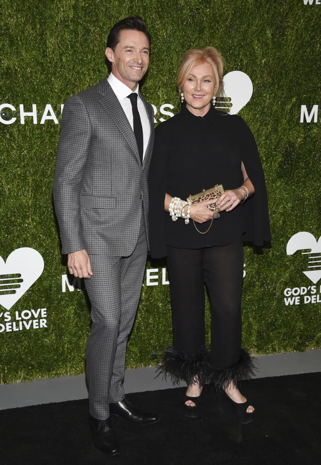 Herec Hugh Jackman a jeho manželka Deborra-Lee...