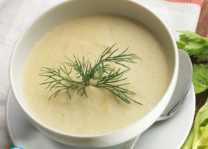 Zelerová polievka so zázvorom.