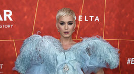 Speváčka Katy Perry na akcii amfAR Inspiration Gala Los Angeles.
