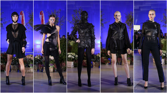 Modelky v kolekcii Marcela Holubca W pod názvom...