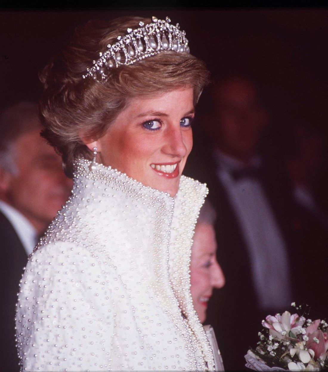 Princezná Diana v roku 1989 počas návštevy...