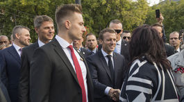 Macron na Slovensku: Ste v jadre Európy, hoci mnohí to tak nevidia