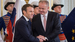 PREZIDENT: Privítanie francúzskeho prezidenta