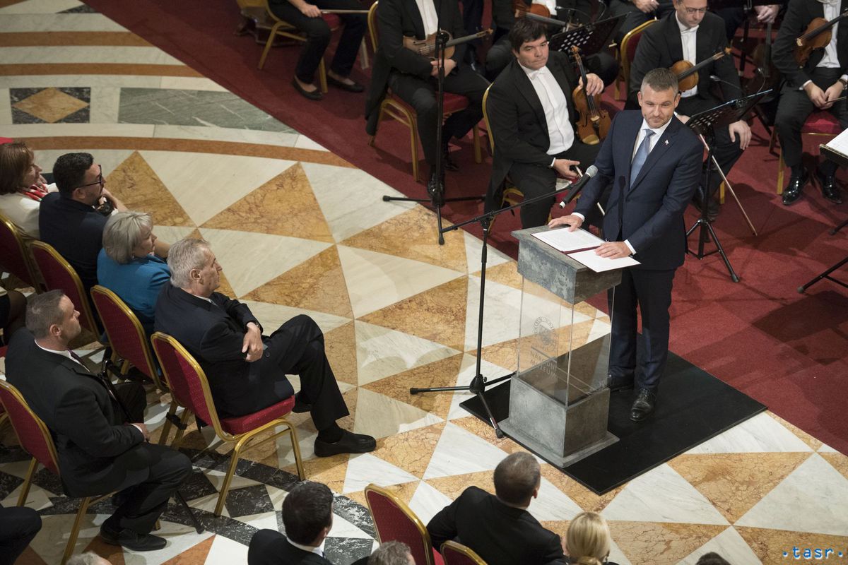Pri slávnostnom prejave predseda vlády SR Peter...