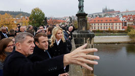 Macron sa v Prahe stretol s Babišom
