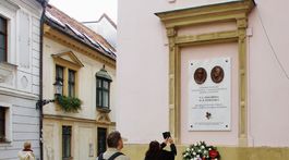 Primaciálny palác námestie bratislava tabuľa Masaryk Štefánik