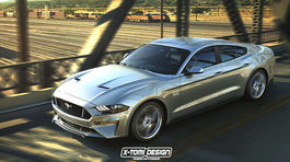 Štvordverový Ford Mustang ako ďalší variant? Takto by mohol vyzerať
