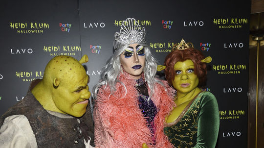 Heidi Klum a Tom Kaulitz ako princezná Fiona a...