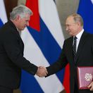 Rusko Kuba politika diplomacia prezident návšteva Putin Diaz-Canel