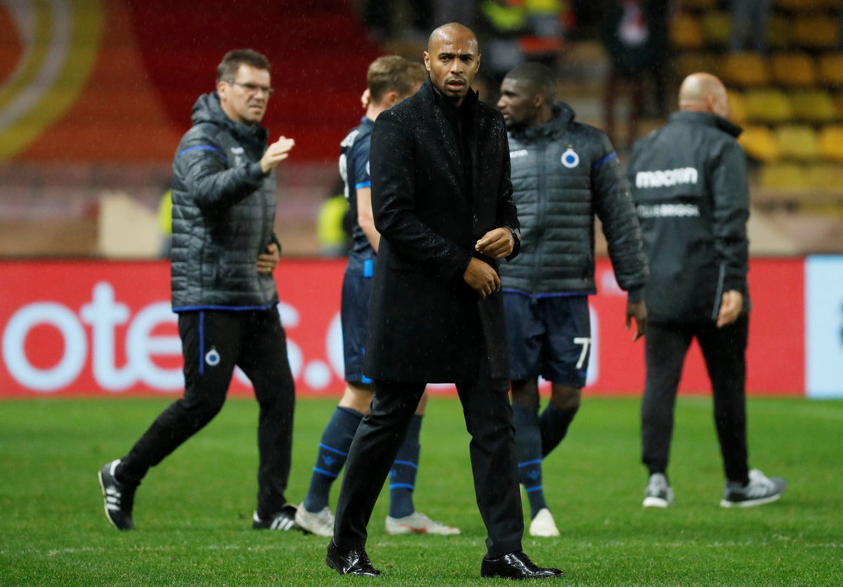 Tréner Monaca Thierry Henry po vysokej prehre.