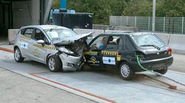 Global NCAP - Ford Fiesta 1998 vs. 2018 crash