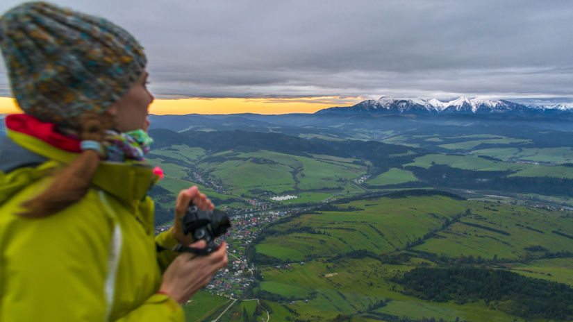 Ranné Tatry z Pienin.