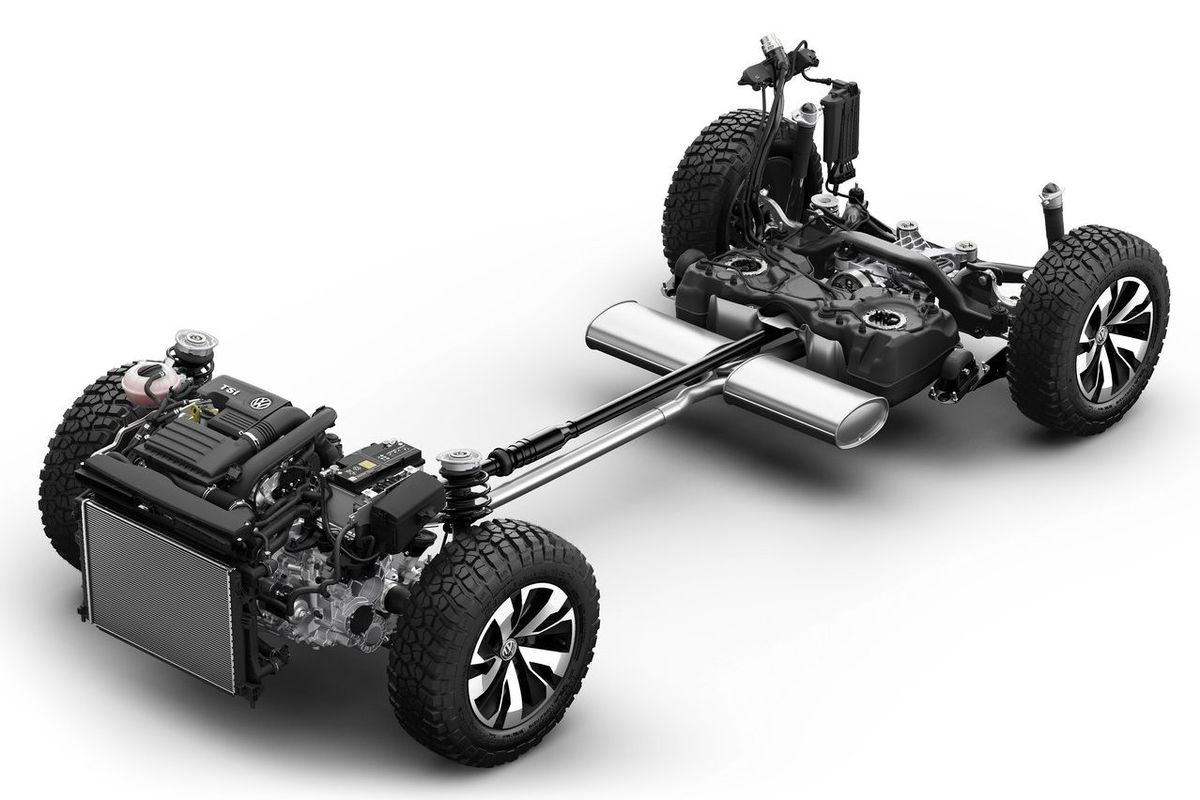 Modernosť konštrukcie blízkej SUV naznačuje aj...