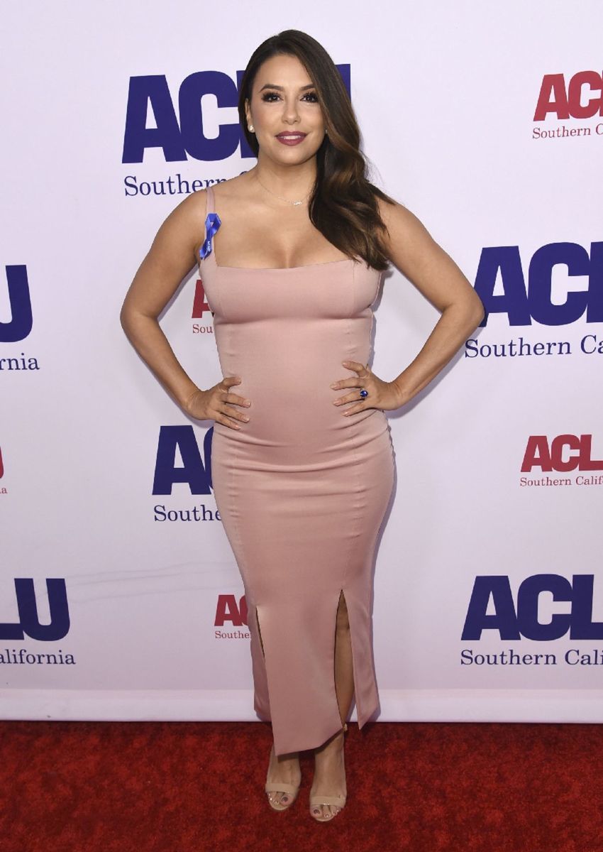 Eva Longoria prichádza na recepciu pri...