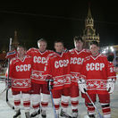 Vladimir Krutov, Vjačeslav Fetisov, Igor Larionov, Alexej Kasatonov a Sergej Makarov